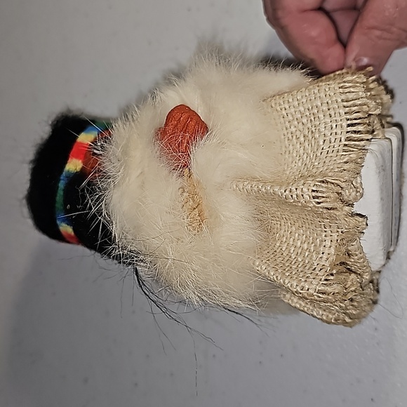 Native American Indian Woman & baby Paper Mache Doll Apache Handmade Vintage - Picture 8 of 10